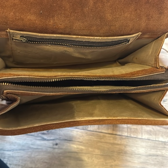 Thunderbird VINTAGE Hand Tooled Western Bag NWT - Picture 5 of 15